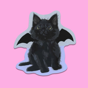 Bat Cat Sticker