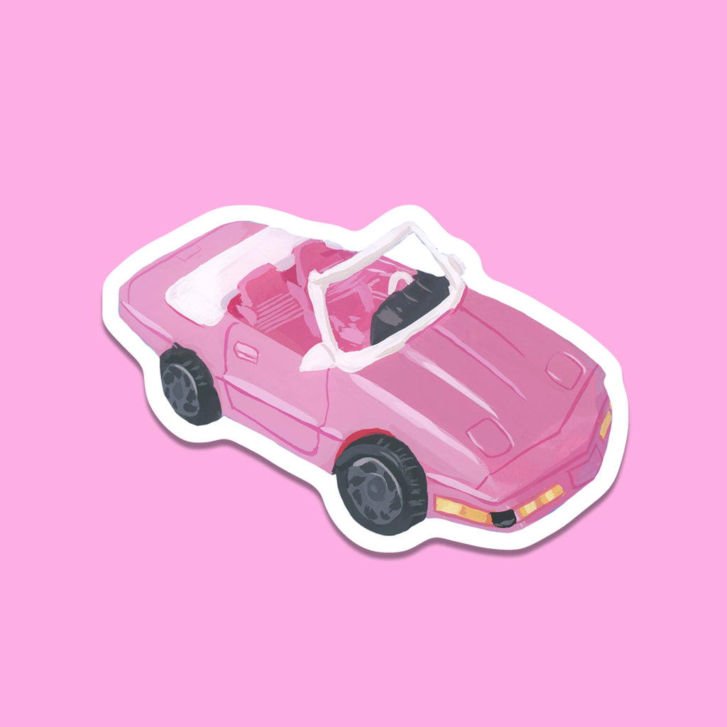 Barbie Car Sticker