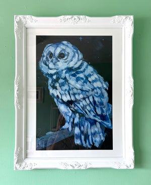 Barred Owl - Original Painting (Framed)