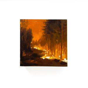Forest Fire - Original Painting