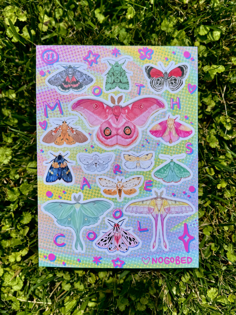 Giant Moth Sticker Sheet🦋