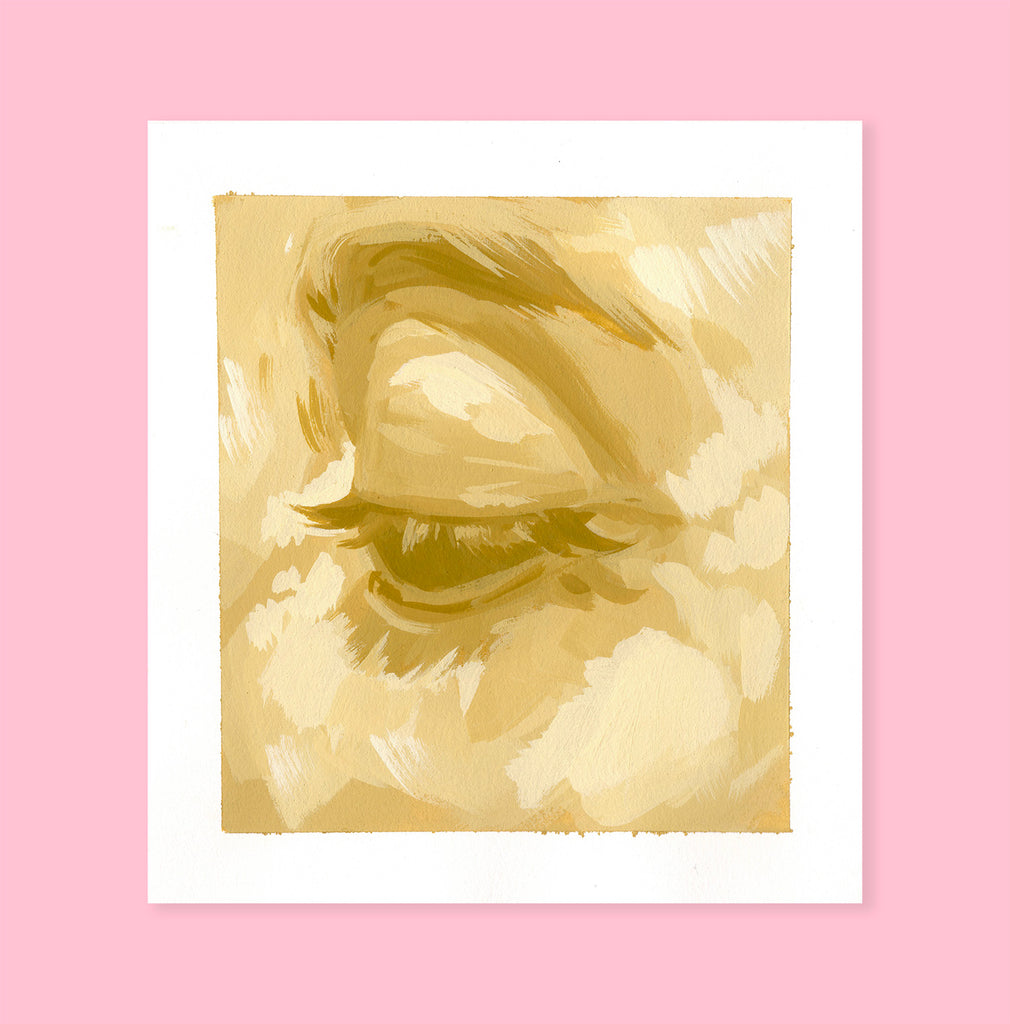 Eye Study in Gold- Original Painting