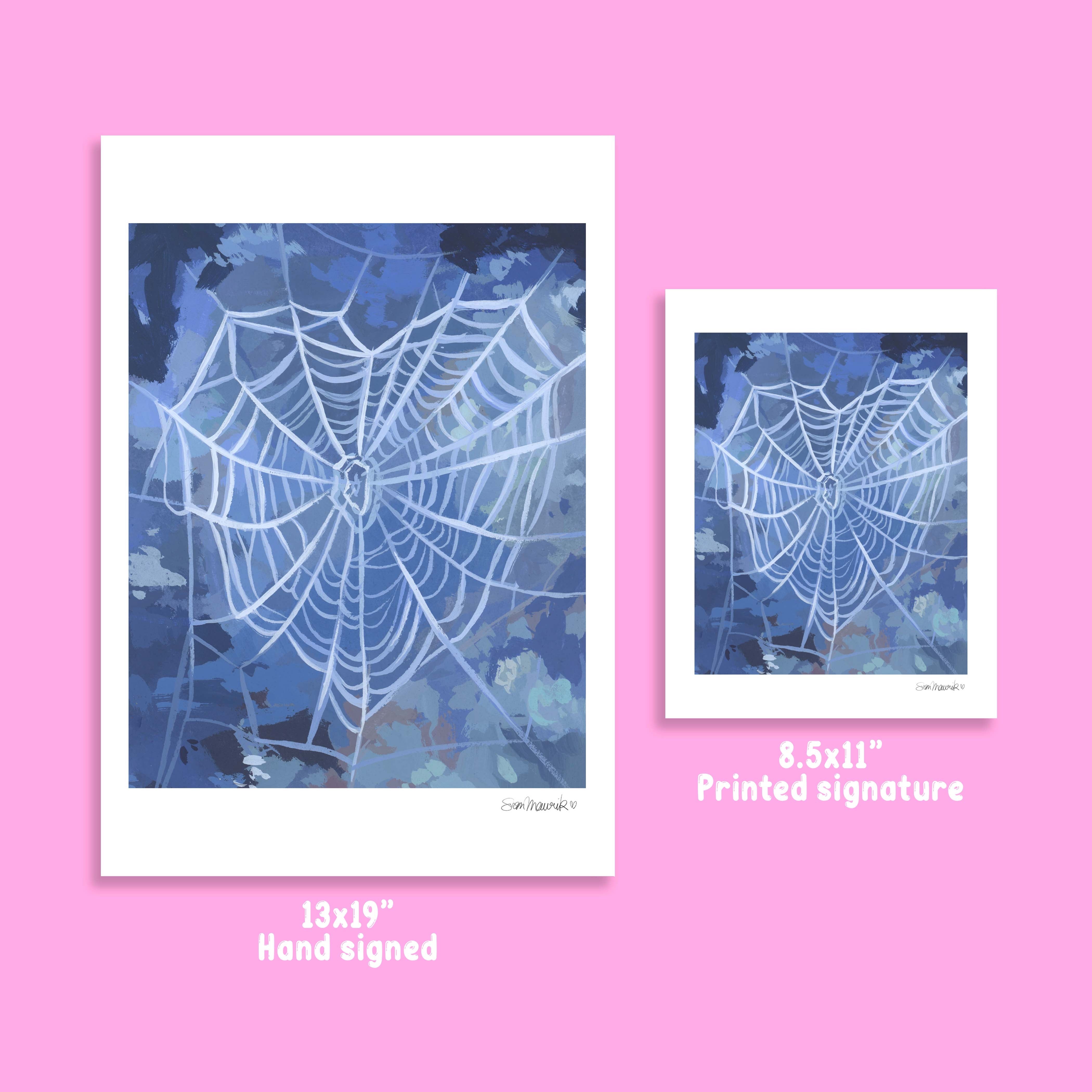 Heart Web Art Print