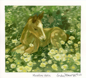 Meadow Horse - Original Painting