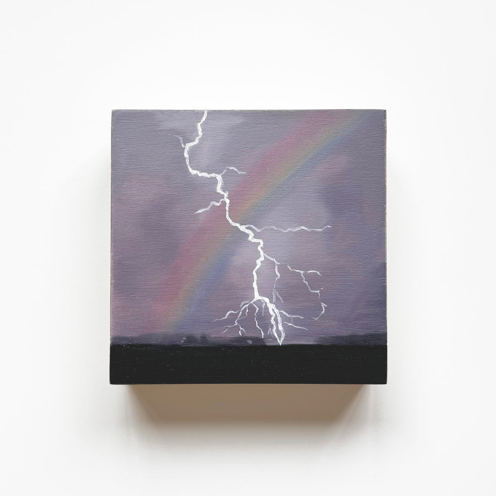 Lightning Rainbow - Original Painting