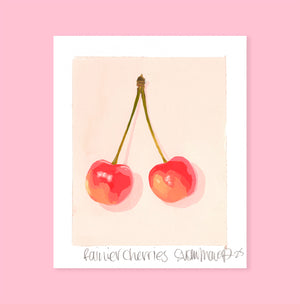 Rainier Cherries- Original Painting