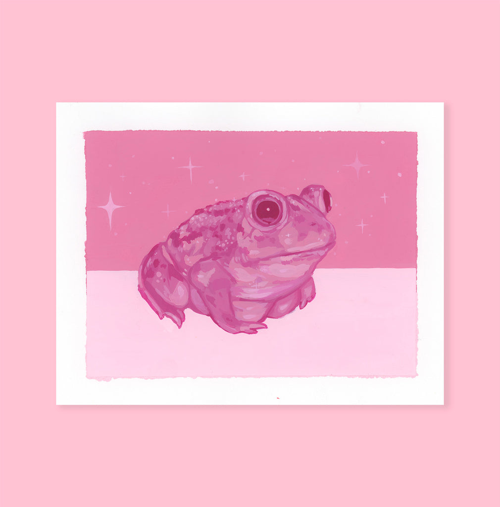 Pink Frog- Original Painting