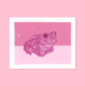 Pink Frog- Original Painting