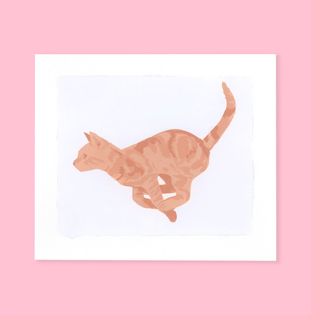 Orange Cat - Original Painting