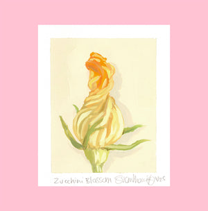 Zucchini Blossom - Original Painting