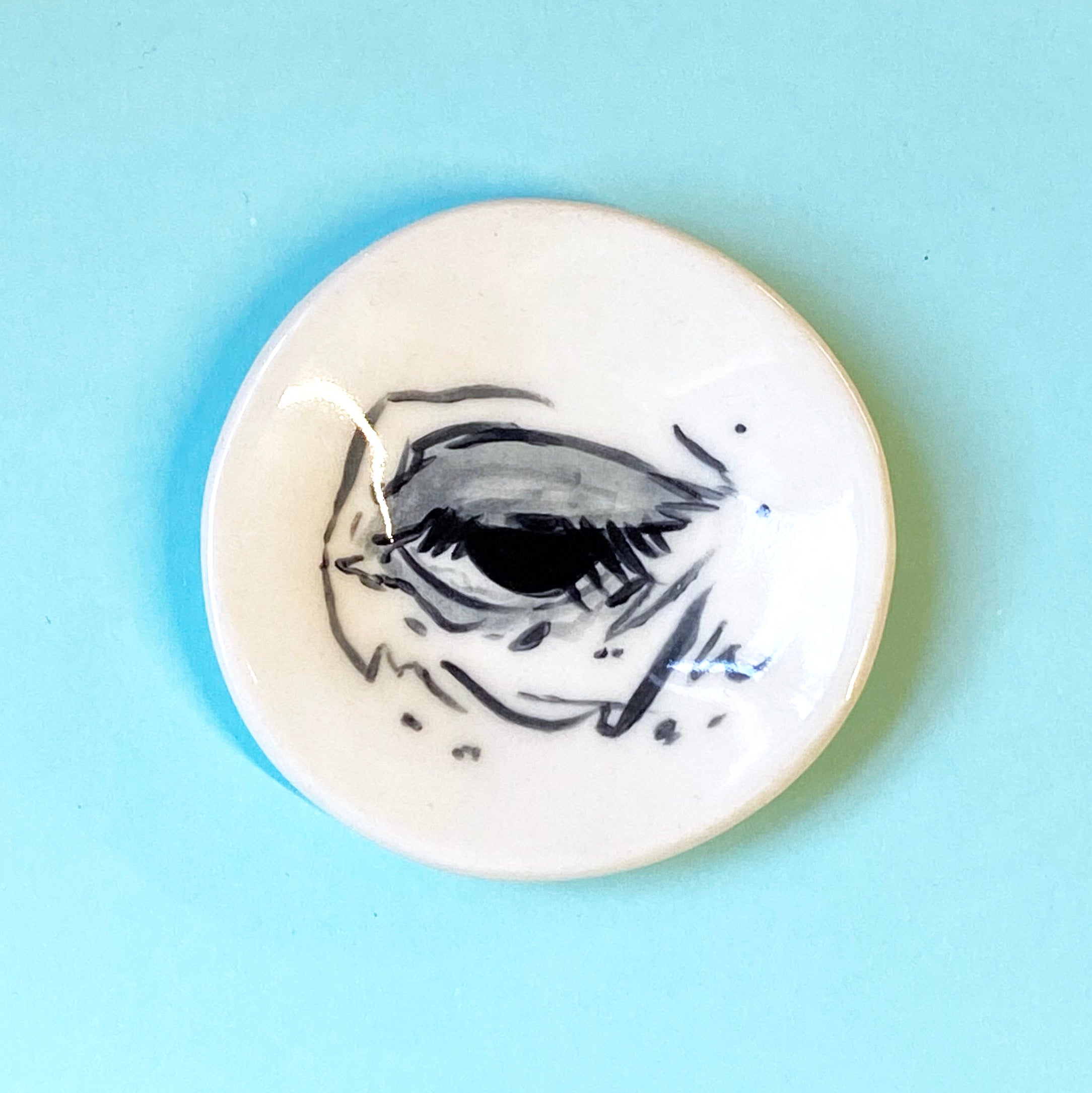 3.5" Eye Ring Dish (Black)