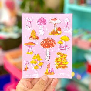 Mushroom Sticker Sheet✨