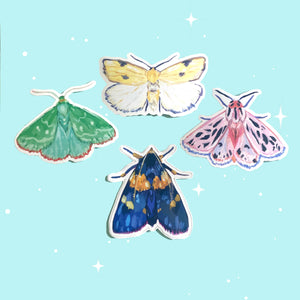 Moth Stickers